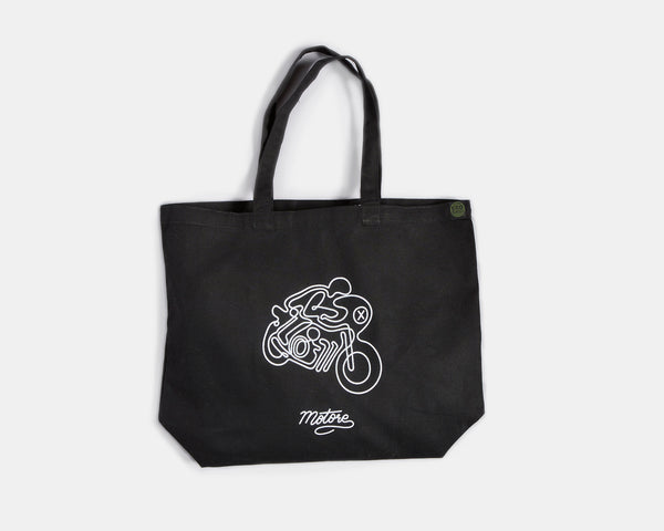 Cafe Racer Line Art tote bag