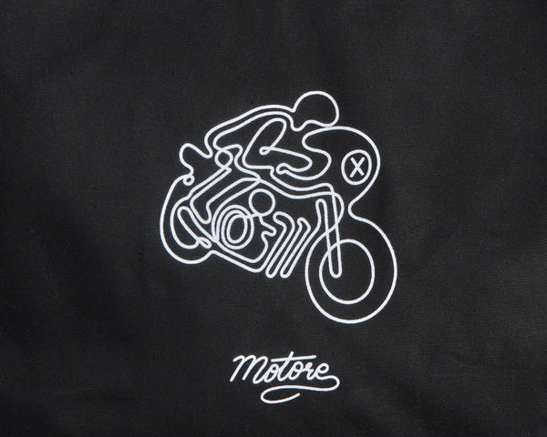 Cafe Racer Line Art tote bag