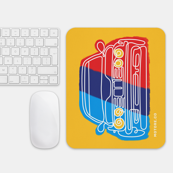E30 Line Art Mouse pad