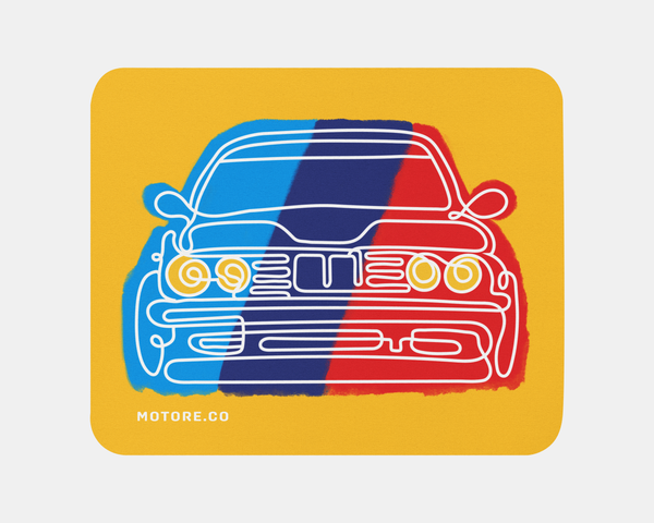 E30 Line Art Mouse pad